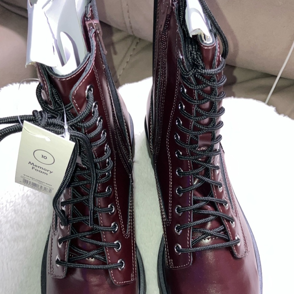 New No Boundaries Brown Combat Boots